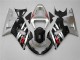 Prata Carenagem Suzuki GSXR 600 / 750 K1 K2 K3 2001-2003 Prata Carenagem Suzuki GSXR 600 / 750 K1 K2 K3 2001-2003