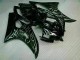 Prata Chama Preto Carenagem Yamaha R6 2006-2007 Prata Chama Preto Carenagem Yamaha R6 2006-2007