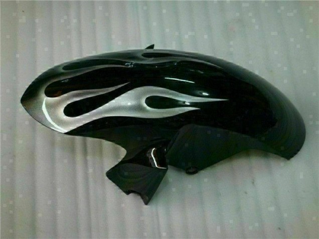 Prata Chama Preto Carenagem Yamaha R6 2006-2007 Prata Chama Preto Carenagem Yamaha R6 2006-2007