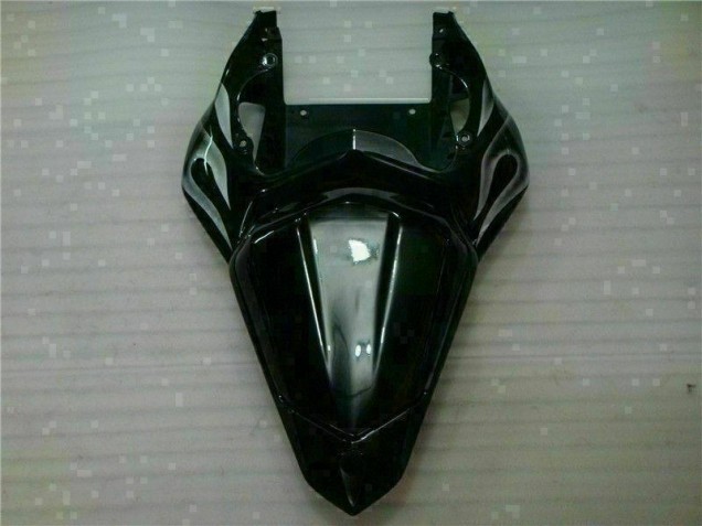 Prata Chama Preto Carenagem Yamaha R6 2006-2007 Prata Chama Preto Carenagem Yamaha R6 2006-2007
