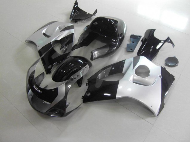 Prata Cinzento Sem Decalques Carenagem Suzuki GSXR 600 1996-2000 Prata Cinzento Sem Decalques Carenagem Suzuki GSXR 600 1996-2000