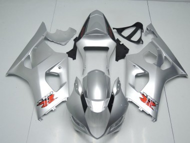 Prata Estilo OEM Carenagem Suzuki GSXR 1000 K3 2003-2004