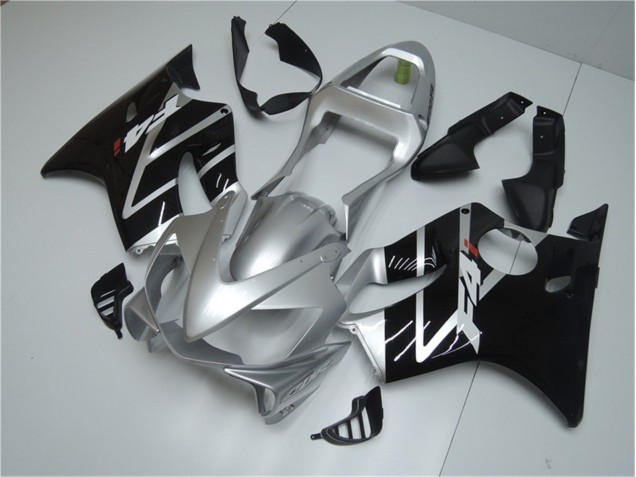 Prata Preto Carenagem Honda CBR 600 F4i 2001-2003