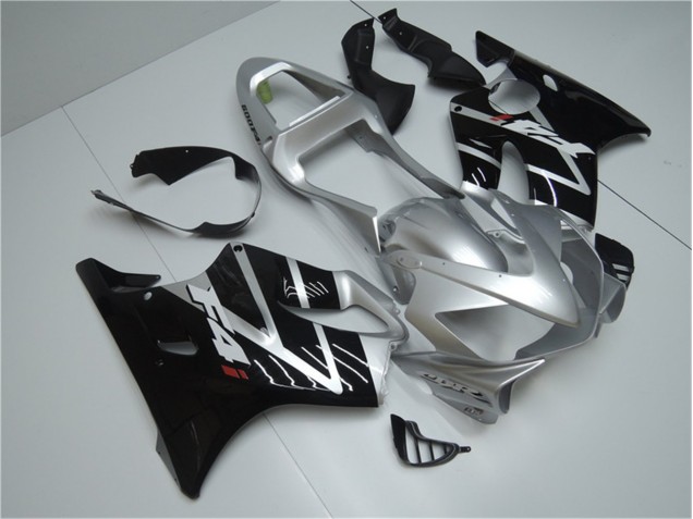 Prata Preto Carenagem Honda CBR 600 F4i 2001-2003