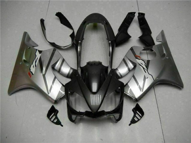 Prata Preto Carenagem Honda CBR 600 F4i 2004-2007 Prata Preto Carenagem Honda CBR 600 F4i 2004-2007