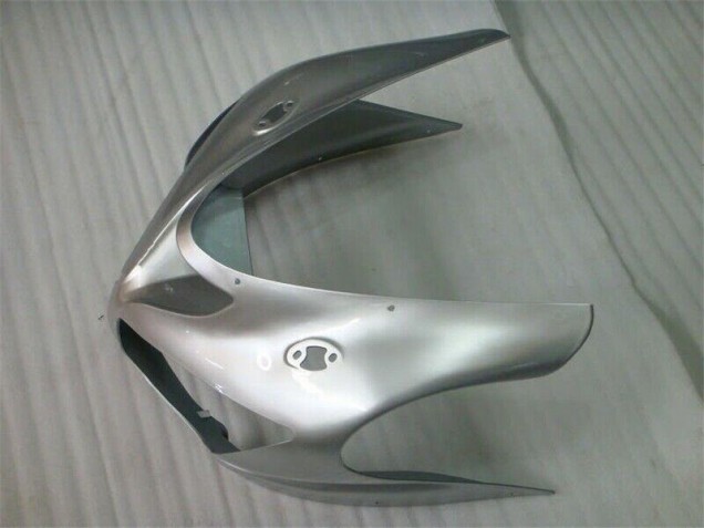 Prata Preto Carenagem Kawasaki ZX6R 2005-2006 Prata Preto Carenagem Kawasaki ZX6R 2005-2006