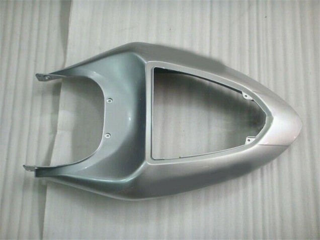 Prata Preto Carenagem Kawasaki ZX6R 2005-2006 Prata Preto Carenagem Kawasaki ZX6R 2005-2006