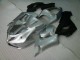 Prata Preto Carenagem Kawasaki ZX6R 2005-2006 Prata Preto Carenagem Kawasaki ZX6R 2005-2006