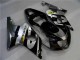 Prata Preto Carenagem Suzuki GSXR 1000 K1 2000-2002 Prata Preto Carenagem Suzuki GSXR 1000 K1 2000-2002