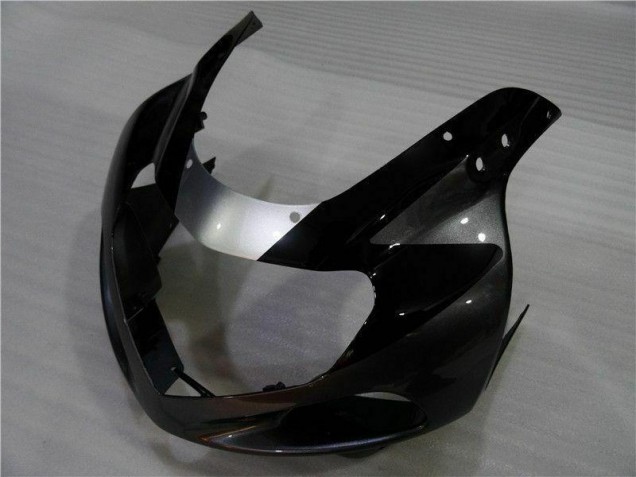 Prata Preto Carenagem Suzuki GSXR 1000 K1 2000-2002 Prata Preto Carenagem Suzuki GSXR 1000 K1 2000-2002