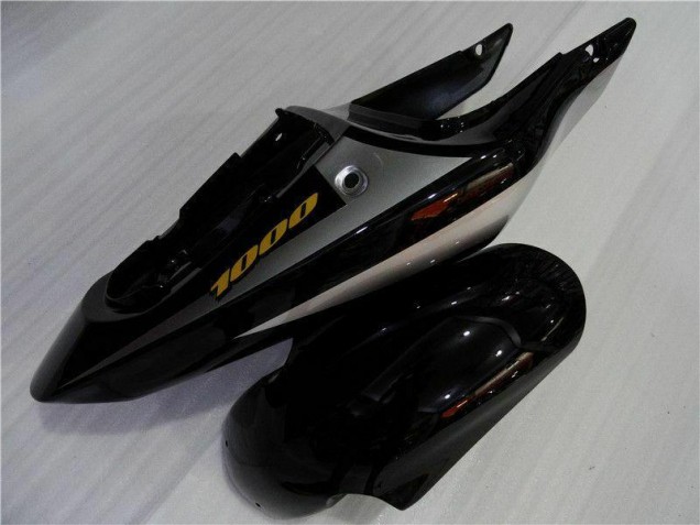 Prata Preto Carenagem Suzuki GSXR 1000 K1 2000-2002 Prata Preto Carenagem Suzuki GSXR 1000 K1 2000-2002