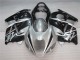Prata Preto Carenagem Suzuki GSXR 1300 Hayabusa 1996-2007 Prata Preto Carenagem Suzuki GSXR 1300 Hayabusa 1996-2007