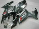Prata Preto Carenagem Suzuki GSXR 600 / 750 K6 2006-2007 Prata Preto Carenagem Suzuki GSXR 600 / 750 K6 2006-2007
