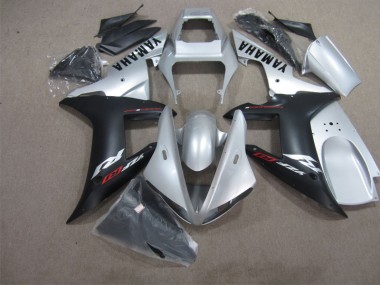 Prata Preto Carenagem Yamaha R1 2004-2006