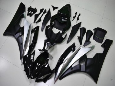 Prata Preto Carenagem Yamaha R6 2008-2016