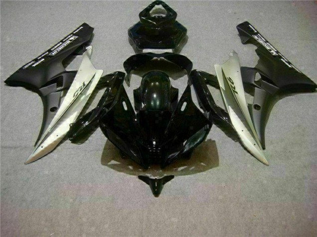 Prata Preto Injeção Kit Carenagem Yamaha R6 2006-2007 Prata Preto Injeção Kit Carenagem Yamaha R6 2006-2007