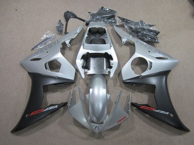 Prata Preto Kit Carenagem Yamaha R6 2003-2005
