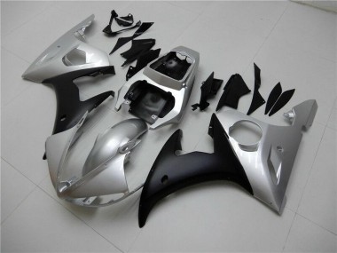 Prata Preto Kits Carenagem Yamaha R6 2003-2005