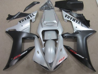 Prata Preto Plástico Yamaha R1 2002-2003