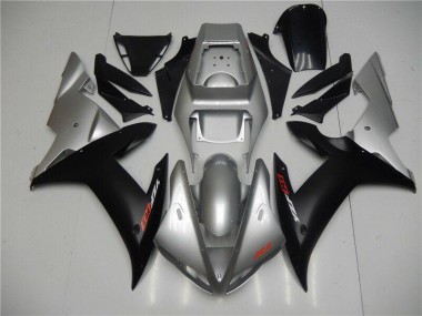 Prata Preto Plásticos Yamaha R1 2002-2003