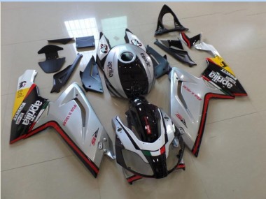 Prata Preto Vermelho Carenagem Aprilia RS 125 2006-2011