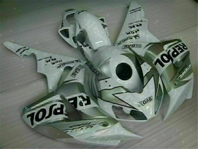 Prata Repsol Carenagem & Plástico Honda CBR 1000RR 2004-2005 Prata Repsol Carenagem & Plástico Honda CBR 1000RR 2004-2005