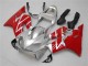 Prata Vermelho Carenagem Honda CBR 600 F4i 2001-2003