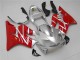 Prata Vermelho Carenagem Honda CBR 600 F4i 2001-2003