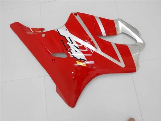 Prata Vermelho Carenagem Honda CBR 600 F4i 2001-2003