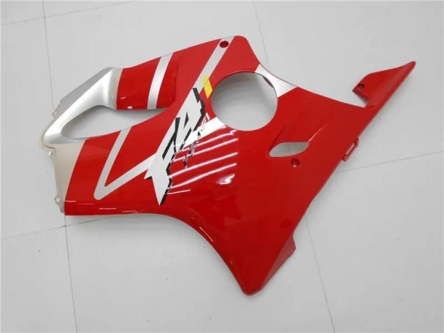 Prata Vermelho Carenagem Honda CBR 600 F4i 2001-2003
