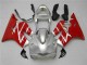 Prata Vermelho Carenagem Honda CBR 600 F4i 2001-2003