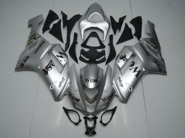 Prata West Carenagem Kawasaki ZX6R 2007-2008