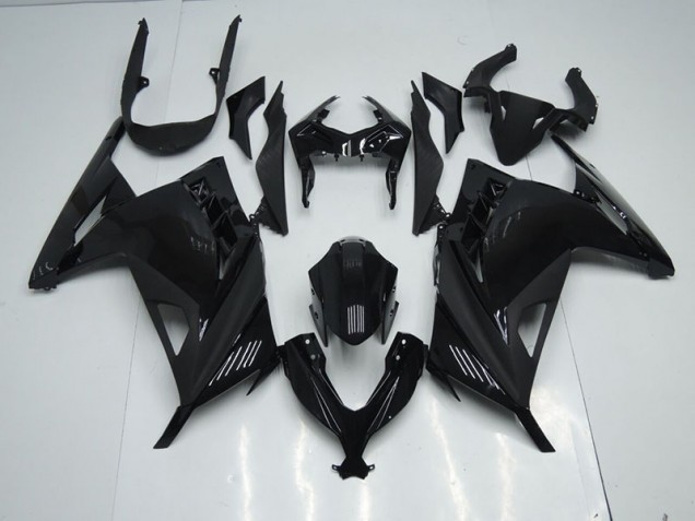 Preto Abs Carenagem Kawasaki ZX 300R 2013-2016 Preto Abs Carenagem Kawasaki ZX 300R 2013-2016