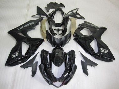 Preto Abs Carenagem Suzuki GSXR 1000 K9 2009-2016