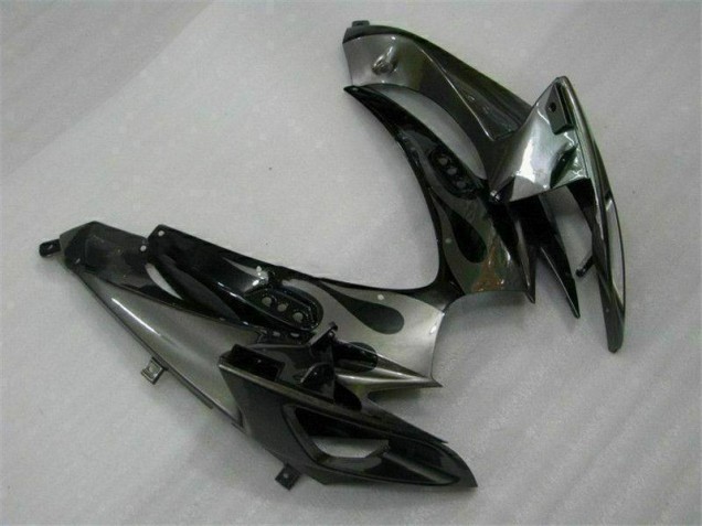 Preto Abs Carenagem Suzuki GSXR 600 / 750 K6 2006-2007 Preto Abs Carenagem Suzuki GSXR 600 / 750 K6 2006-2007