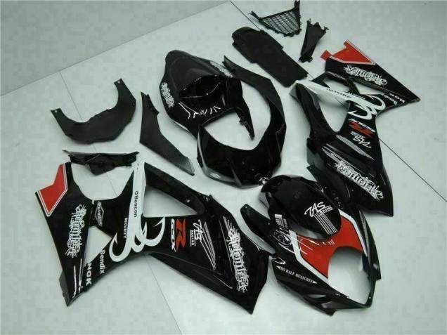 Preto Abs Kit Completos Carenagem Suzuki GSXR 1000 K7 2007-2008 Preto Abs Kit Completos Carenagem Suzuki GSXR 1000 K7 2007-2008