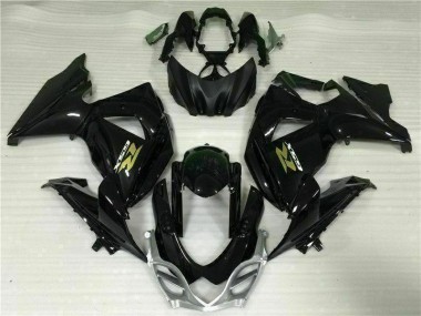 Preto Abs Kit Completos Carenagem Suzuki GSXR 1000 K9 2009-2016