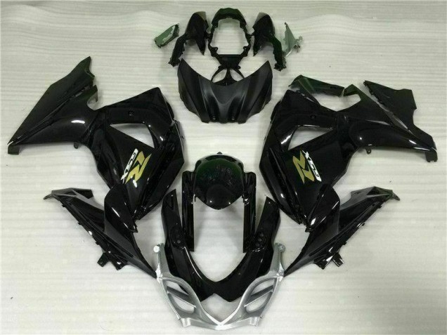 Preto Abs Kit Completos Carenagem Suzuki GSXR 1000 K9 2009-2016 Preto Abs Kit Completos Carenagem Suzuki GSXR 1000 K9 2009-2016