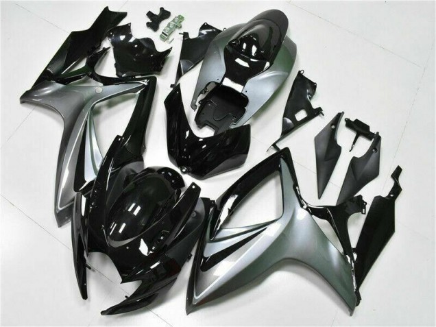 Preto Abs Kit Completos Carenagem Suzuki GSXR 600 / 750 K6 2006-2007 Preto Abs Kit Completos Carenagem Suzuki GSXR 600 / 750 K6 2006-2007