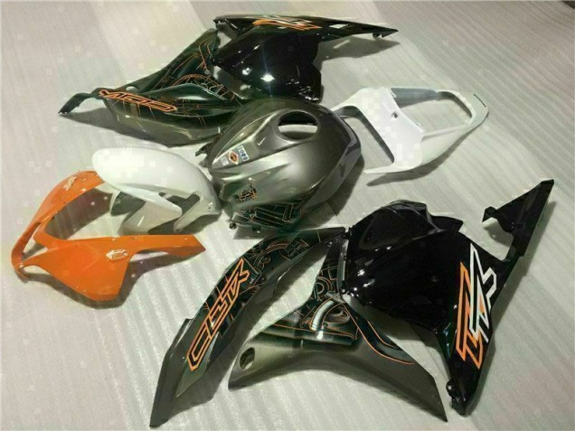 Preto Abs Kits Completos Carenagem Honda CBR 600RR 2009-2012 Preto Abs Kits Completos Carenagem Honda CBR 600RR 2009-2012