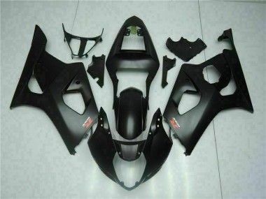 Preto Abs Kits Completos Carenagem Suzuki GSXR 1000 K3 2003-2004