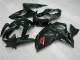 Preto Abs Plástico Suzuki GSXR 1000 K9 2009-2016 Preto Abs Plástico Suzuki GSXR 1000 K9 2009-2016