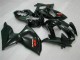 Preto Abs Plástico Suzuki GSXR 1000 K9 2009-2016 Preto Abs Plástico Suzuki GSXR 1000 K9 2009-2016