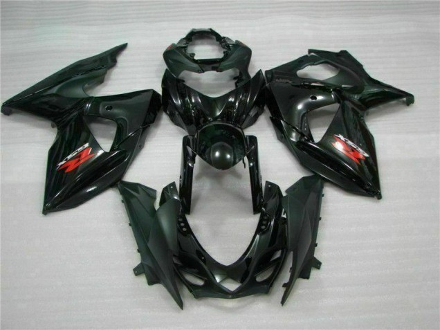 Preto Abs Plástico Suzuki GSXR 1000 K9 2009-2016 Preto Abs Plástico Suzuki GSXR 1000 K9 2009-2016