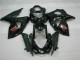 Preto Abs Plástico Suzuki GSXR 1000 K9 2009-2016 Preto Abs Plástico Suzuki GSXR 1000 K9 2009-2016