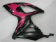 Preto Abs Plástico Suzuki GSXR 600 / 750 K6 2006-2007 Preto Abs Plástico Suzuki GSXR 600 / 750 K6 2006-2007
