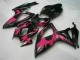 Preto Abs Plástico Suzuki GSXR 600 / 750 K6 2006-2007 Preto Abs Plástico Suzuki GSXR 600 / 750 K6 2006-2007