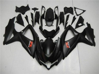 Preto Abs Plástico Suzuki GSXR 600 / 750 K8 2008-2010