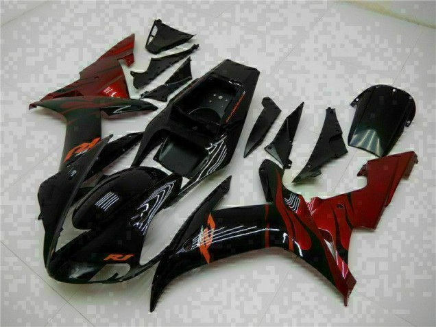 Preto Abs Plástico Yamaha R1 2002-2003 Preto Abs Plástico Yamaha R1 2002-2003