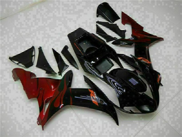 Preto Abs Plástico Yamaha R1 2002-2003 Preto Abs Plástico Yamaha R1 2002-2003